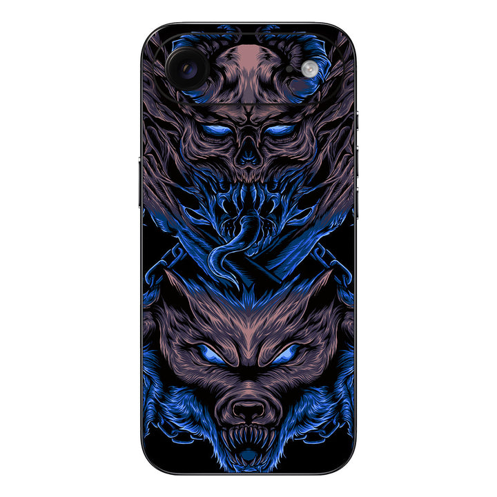 iPhone Air Artist Series Skull Wolf