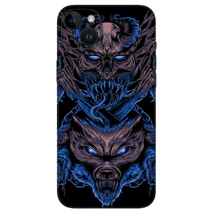 iPhone 15 Plus Artist Series Skull Wolf