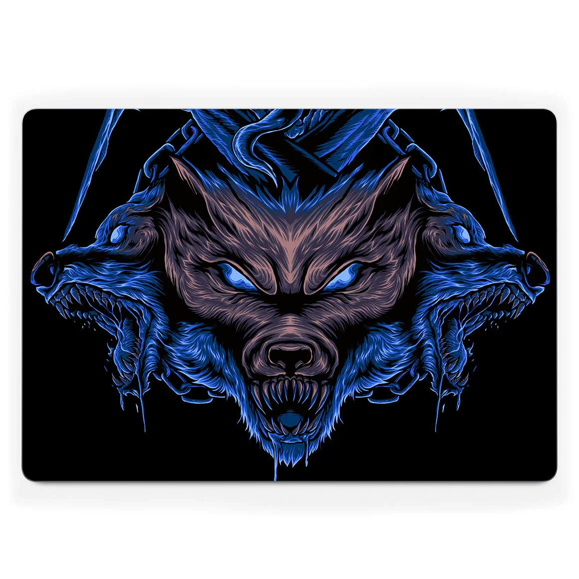 MacBook Pro 16" (2024 M4) Artist Series Skull Wolf Skin