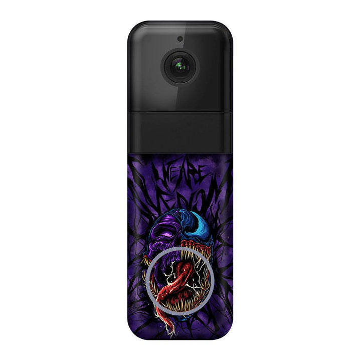 Wyze Video Doorbell Pro Artist Series Symbiote Skin