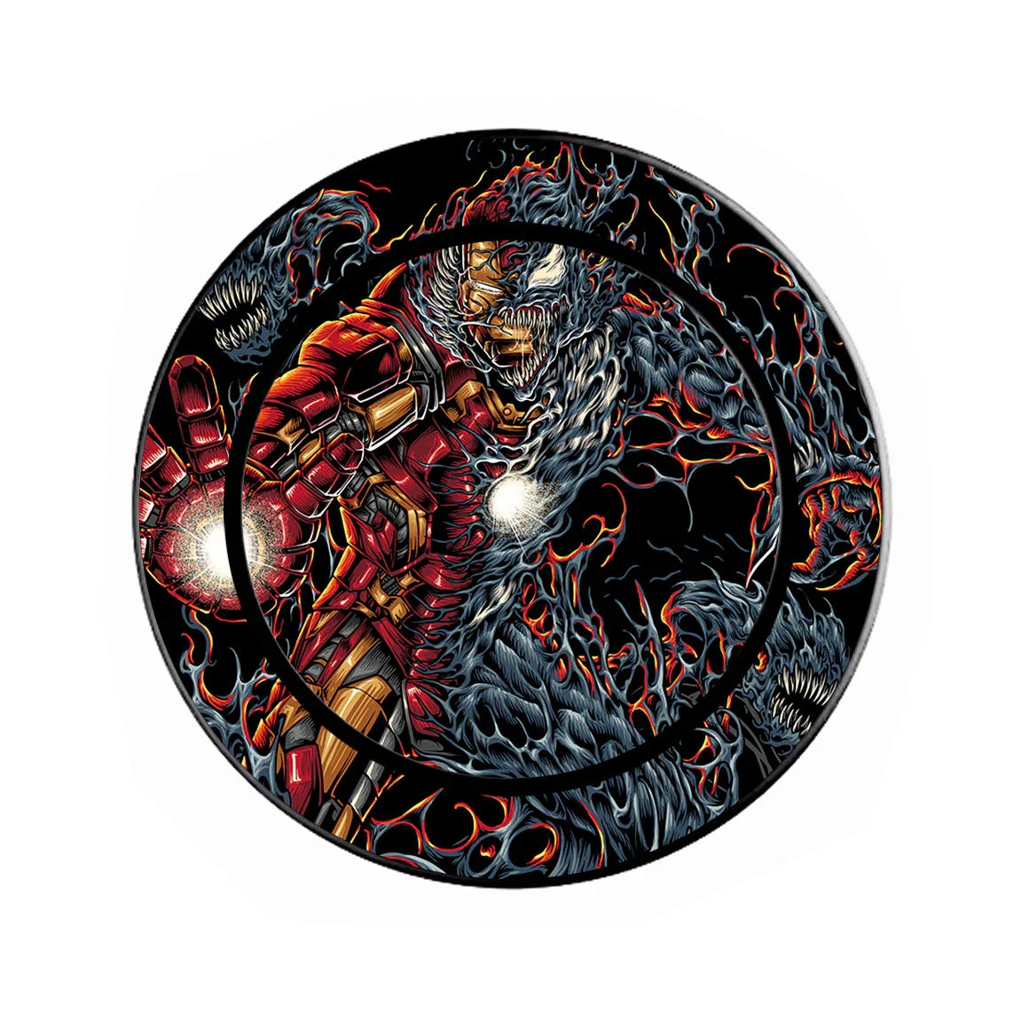 Magnetic Phone Grip with Stand Artist Series Tech Vs Symbiotic 
