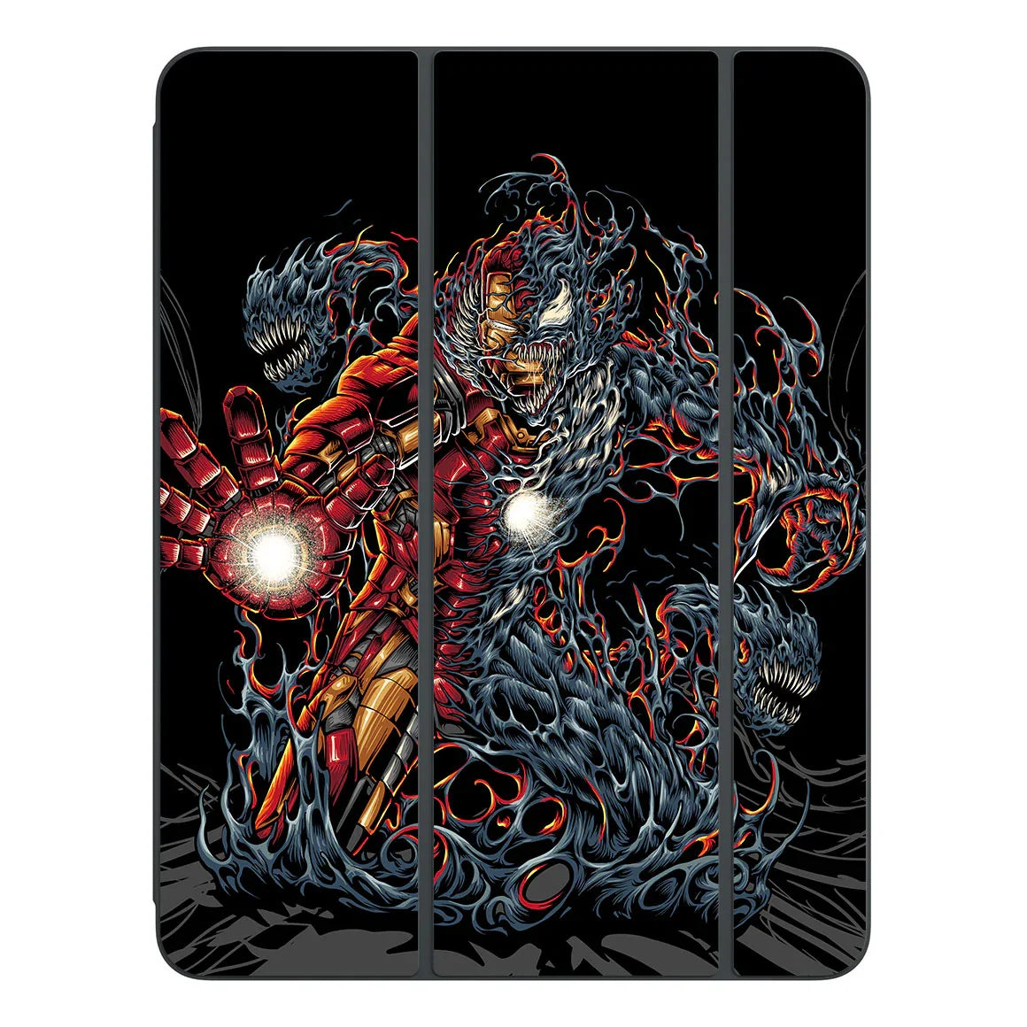 Smart Folio for iPad Pro 13-inch (M4) Artist Series Tech Vs Symbiotic Skin