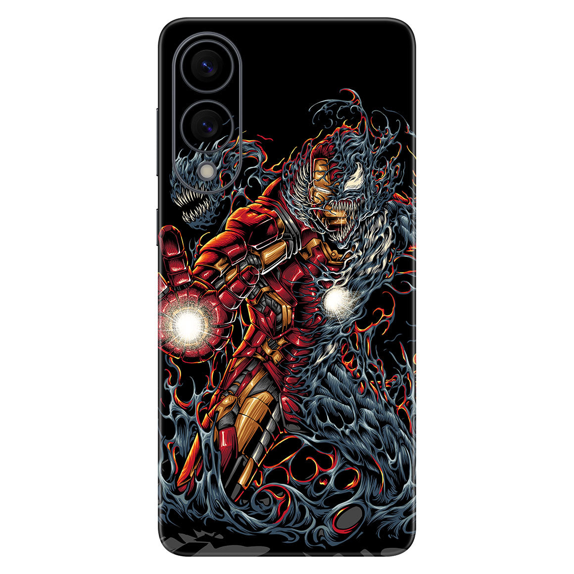 Galaxy S25 Edge Artist Series Tech Vs Symbiotic Skin