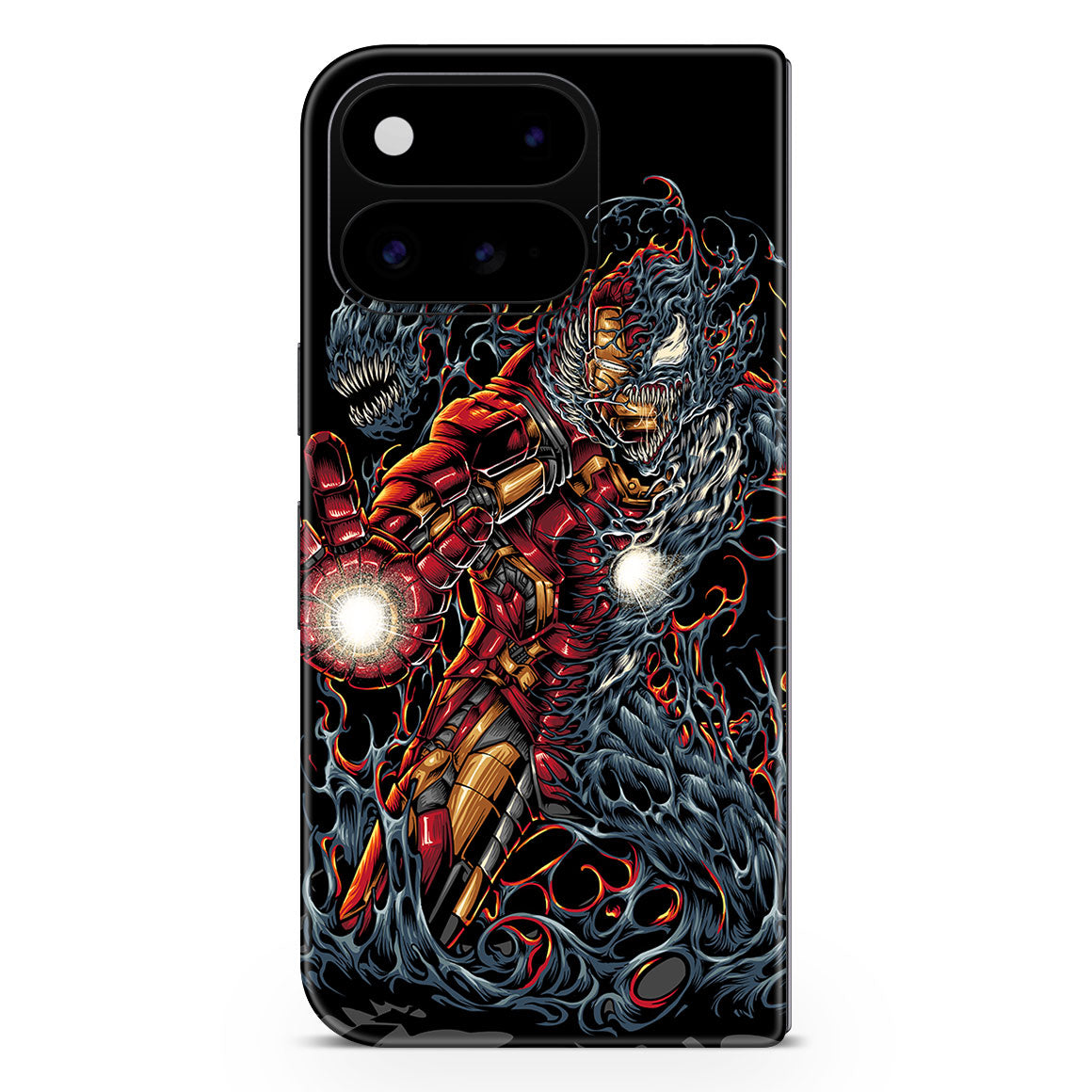Pixel 11 Pro Fold Artist Series Tech Vs Symbiotic Skin
