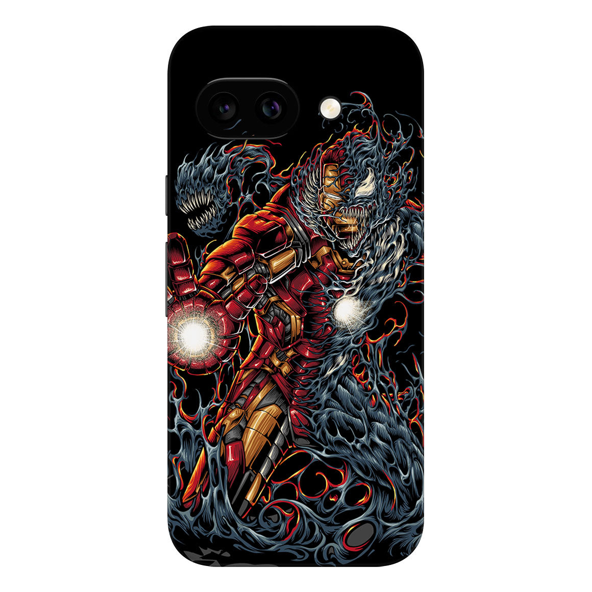 Pixel 9a Artist Series Tech Vs Symbiotic Skin