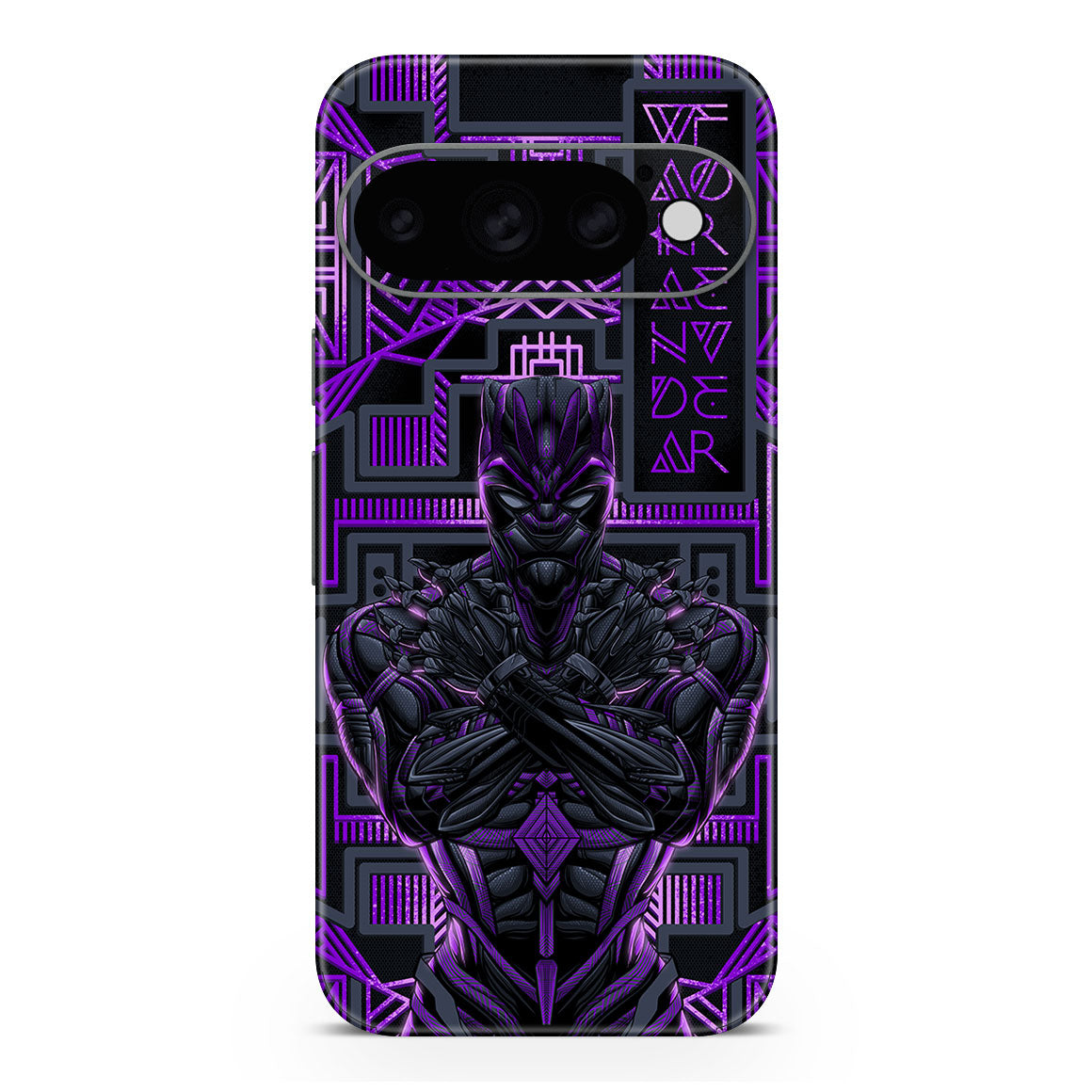 Pixel 11 Pro Artist Series Vibranium Panther Skin