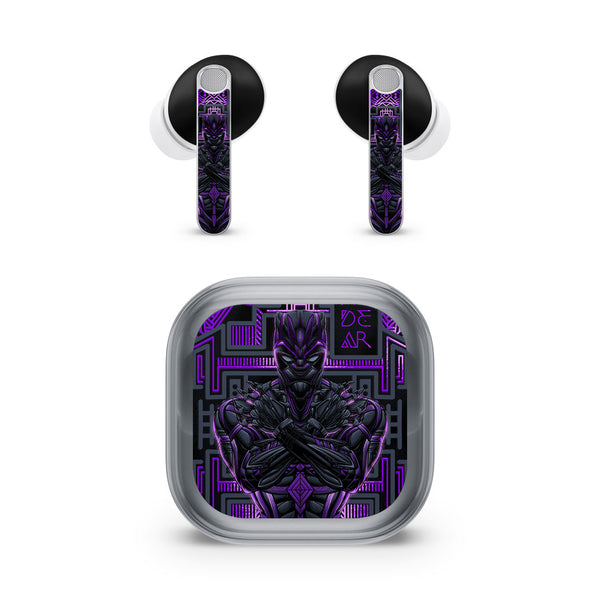 Galaxy Buds4 Pro Artist Series Vibranium Panther Skin