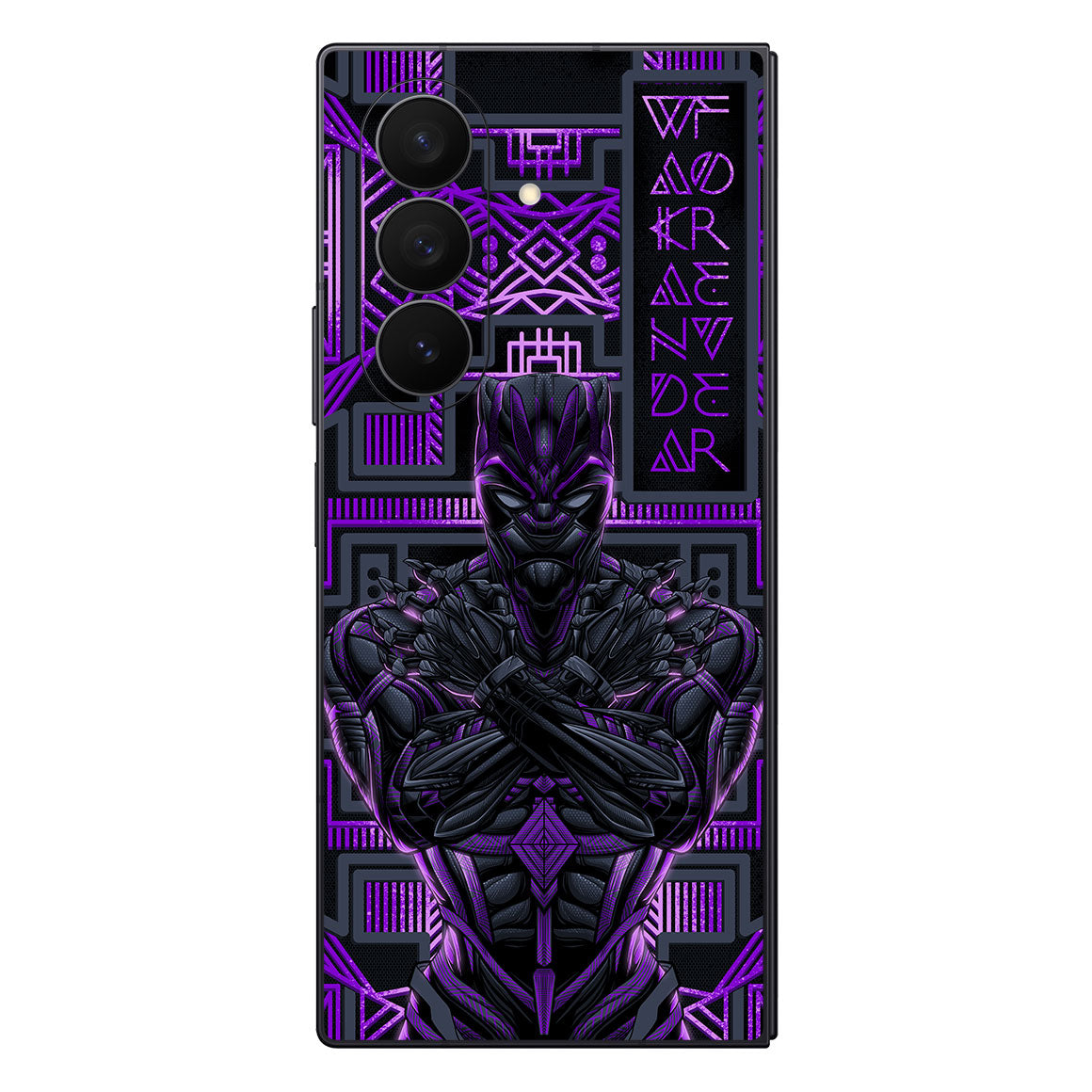 Galaxy Z Fold 7 Artist Series Vibranium Panther Skin