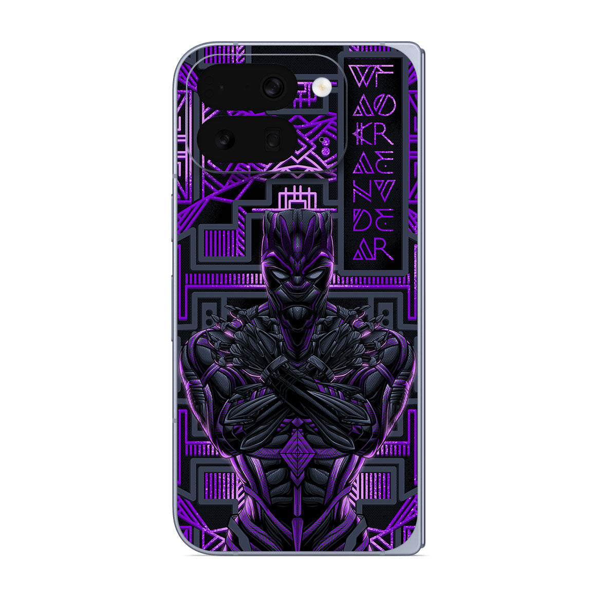 Pixel 10 Pro Fold Artist Series Vibranium Panther Skin