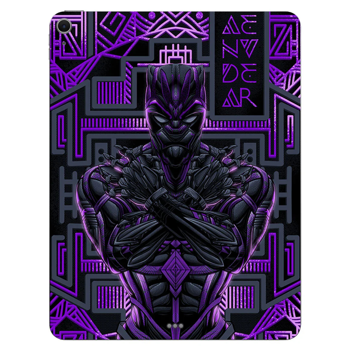 iPad Air 13" M2 Artist Series Vibranium Panther Skin