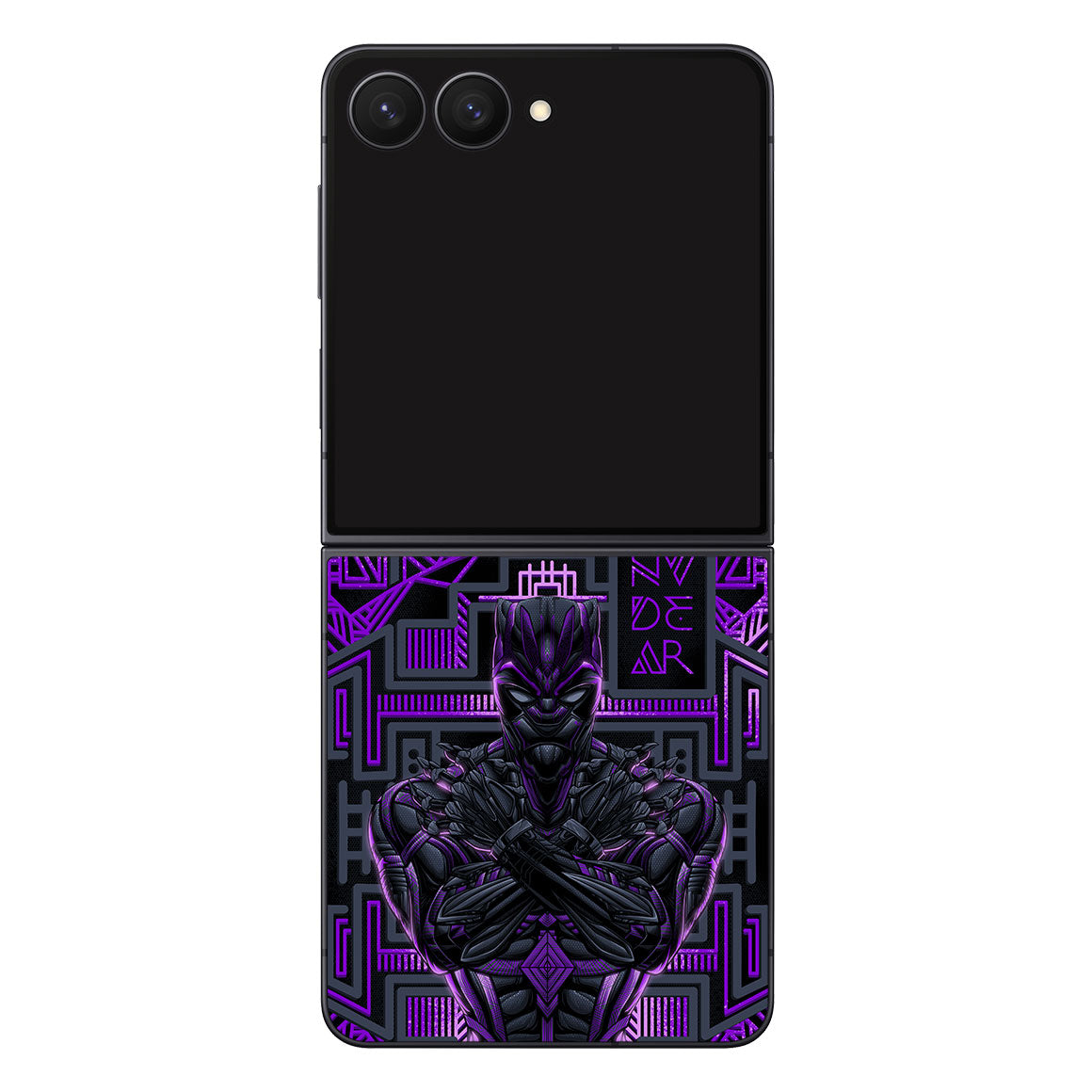 Galaxy Z Flip8 Artist Series Vibranium Panther Skin