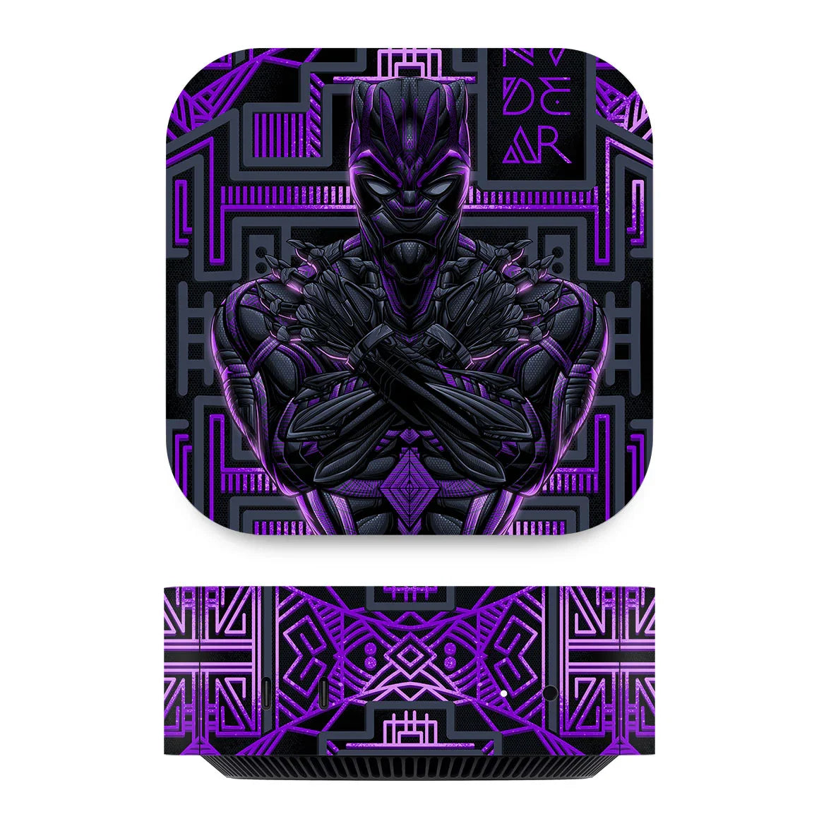 Mac Mini M4 Artist Series Vibranium Panther Skin