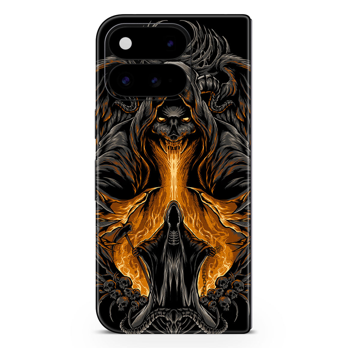 Pixel 11 Pro Fold Artist Series Witch Skull Skin