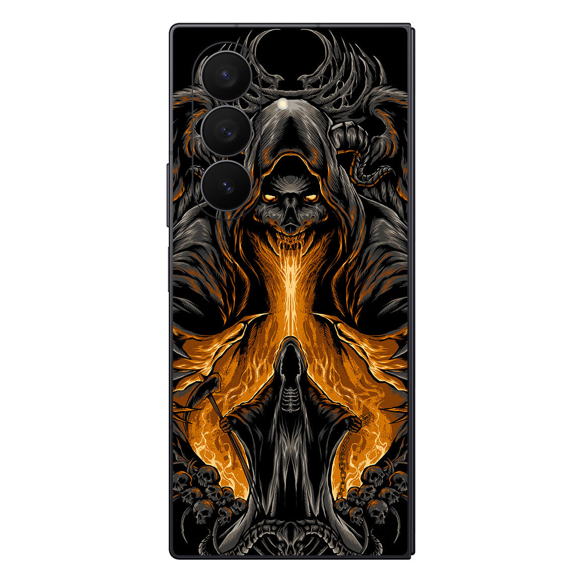 Galaxy Z Fold 7 Artist Series Witch Skull Skin
