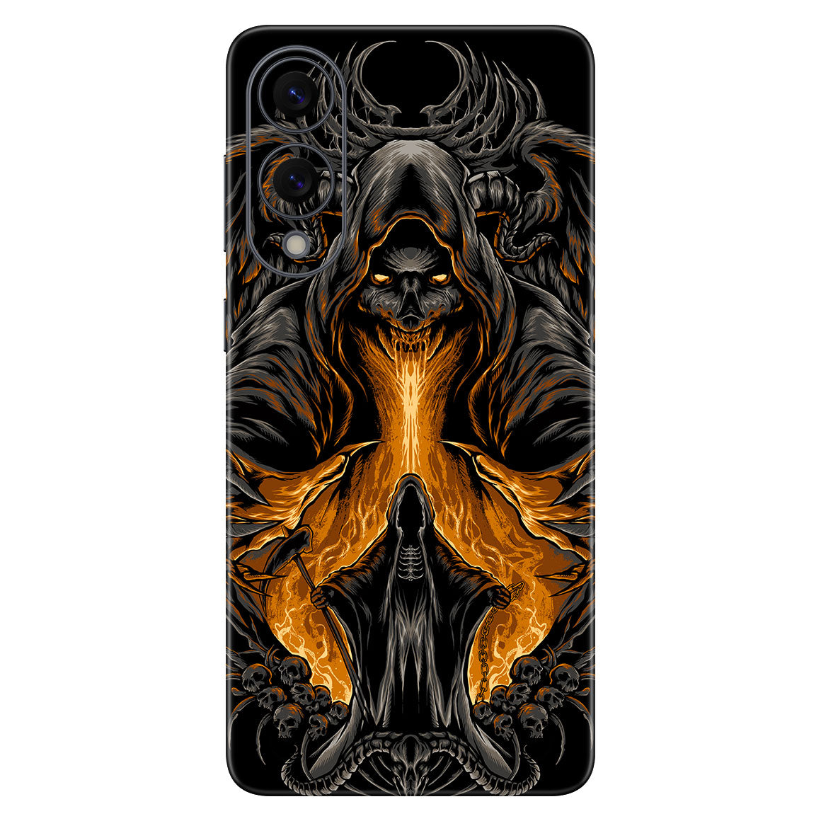 Galaxy S25 Edge Artist Series Witch Skull Skin