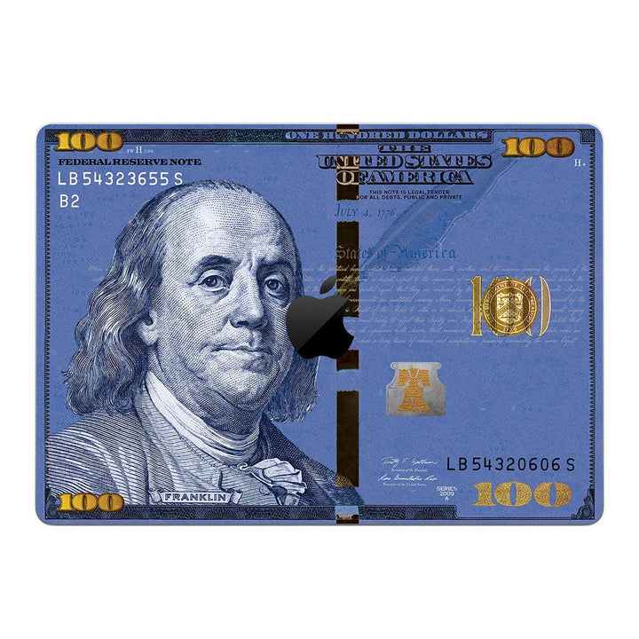 MacBook Pro 13" (2022 M2) US Hundred Dollar Bill Series Skins - Slickwraps