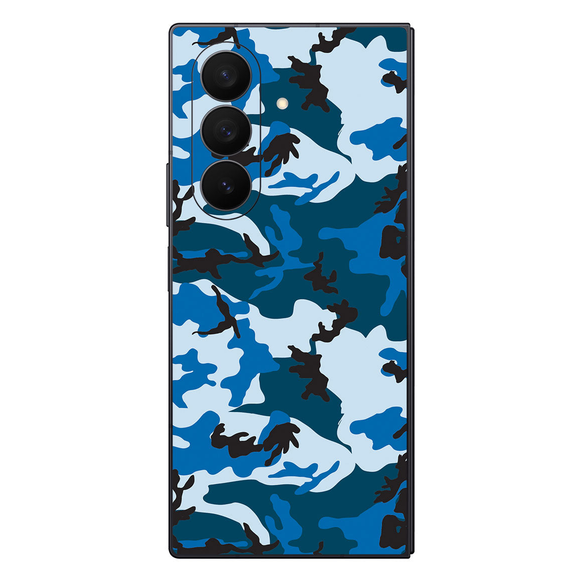 Galaxy Z Fold 7 Camo Series Blue Skin