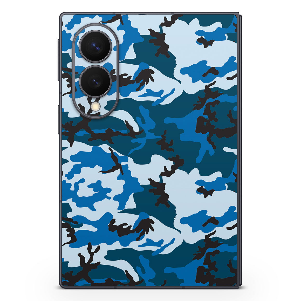 Galaxy Z Fold8 Camo Series Blue Skin