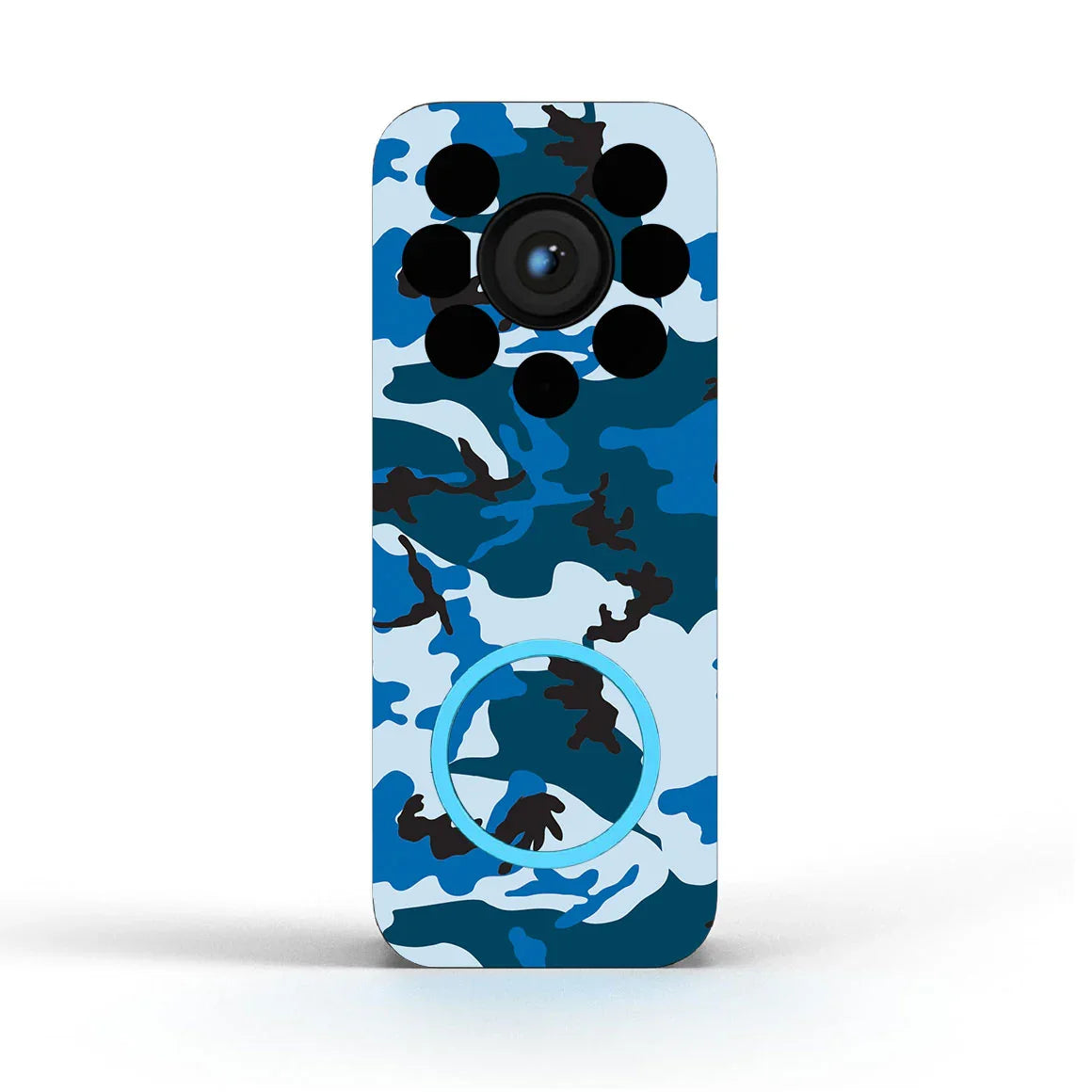 Wyze Video Doorbell v2 Camo Series Blue Skin
