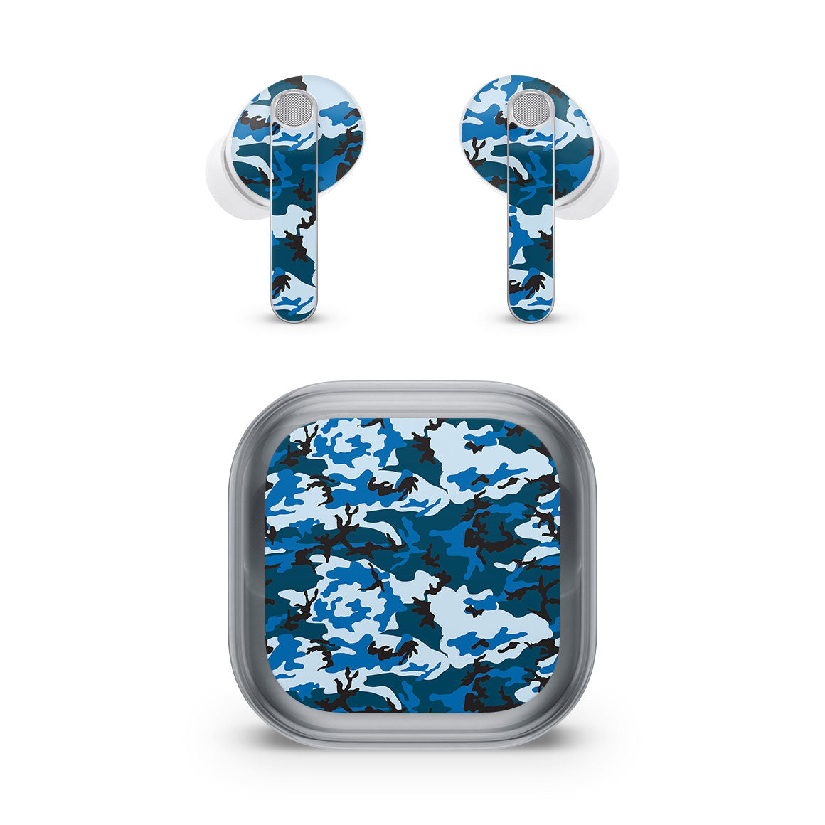 Galaxy Buds4 Pro Camo Series Blue Skin