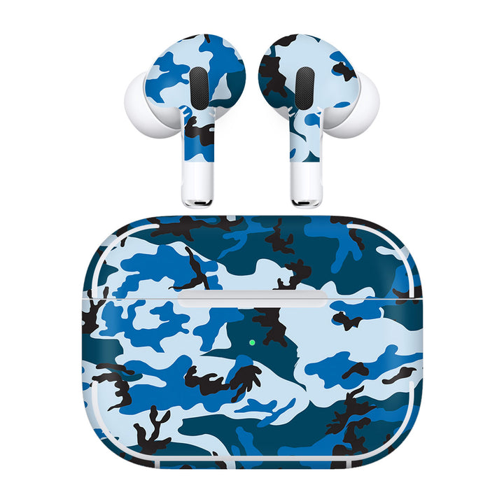 AirPods Pro 3 Camo Series Blue Skin