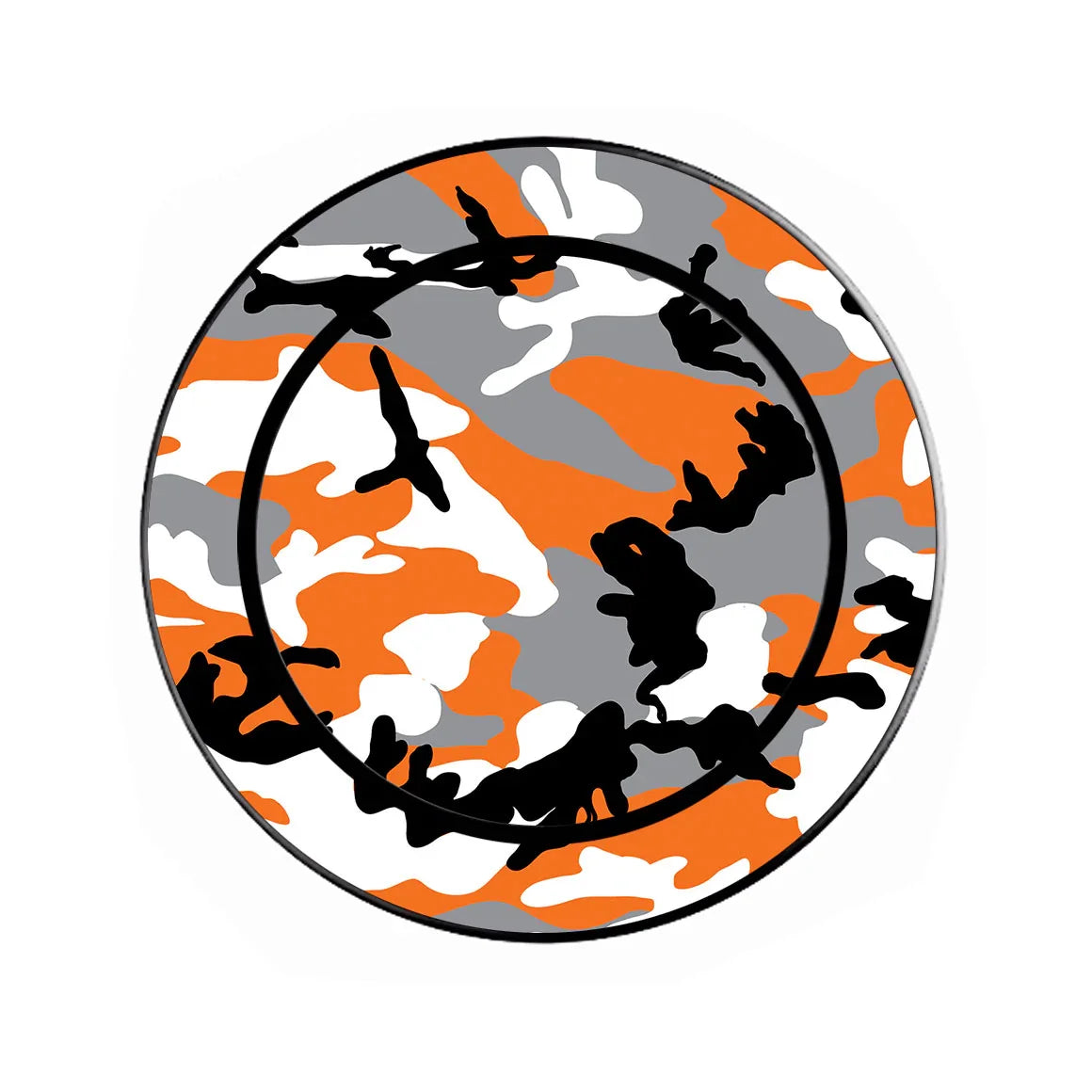 Magnetic Phone Grip with Stand Camo Series Orange 