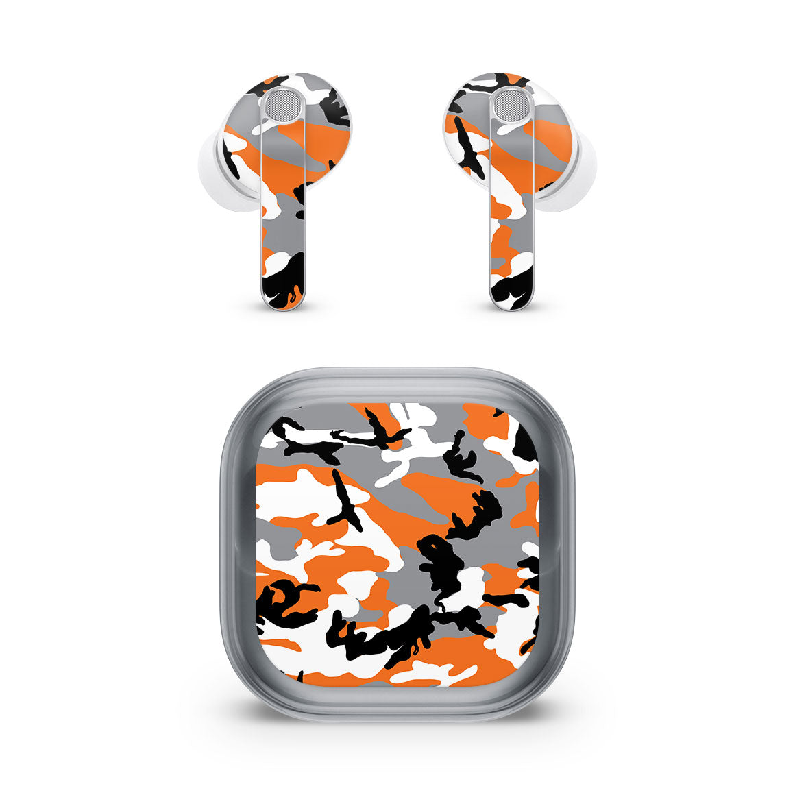 Galaxy Buds4 Pro Camo Series Orange Skin