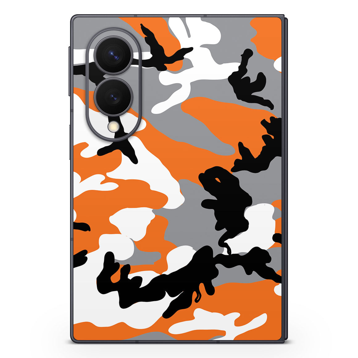 Galaxy Z Fold8 Camo Series Orange Skin