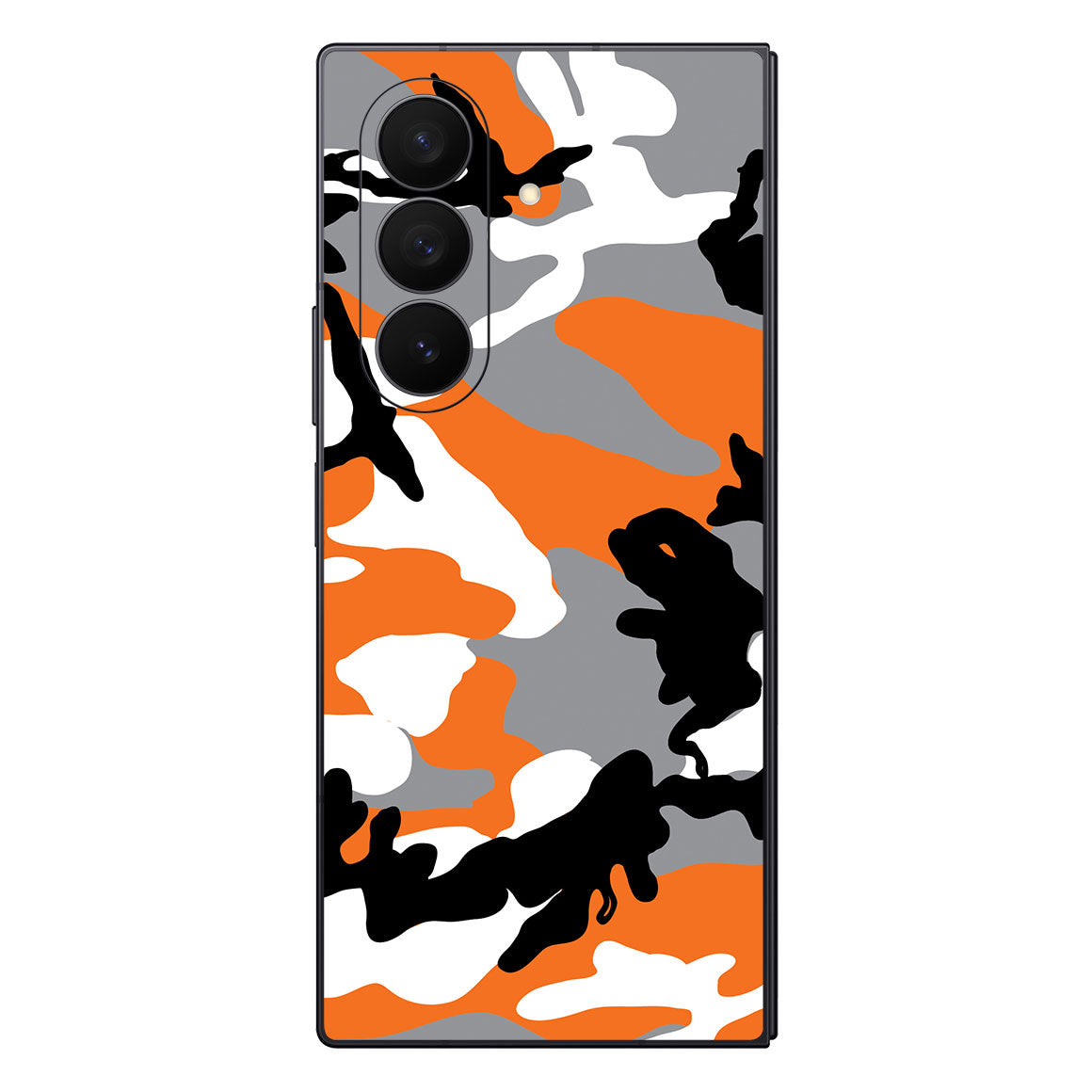 Galaxy Z Fold 7 Camo Series Orange Skin