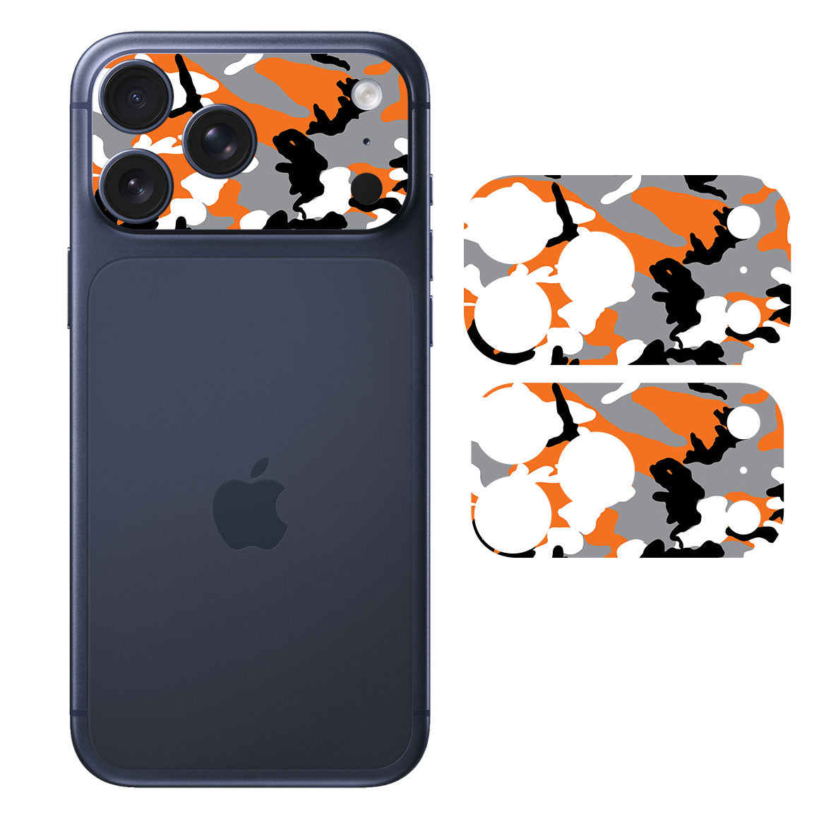 iPhone 17 Pro Max Camera Bar (Plateau) Camo Series Orange