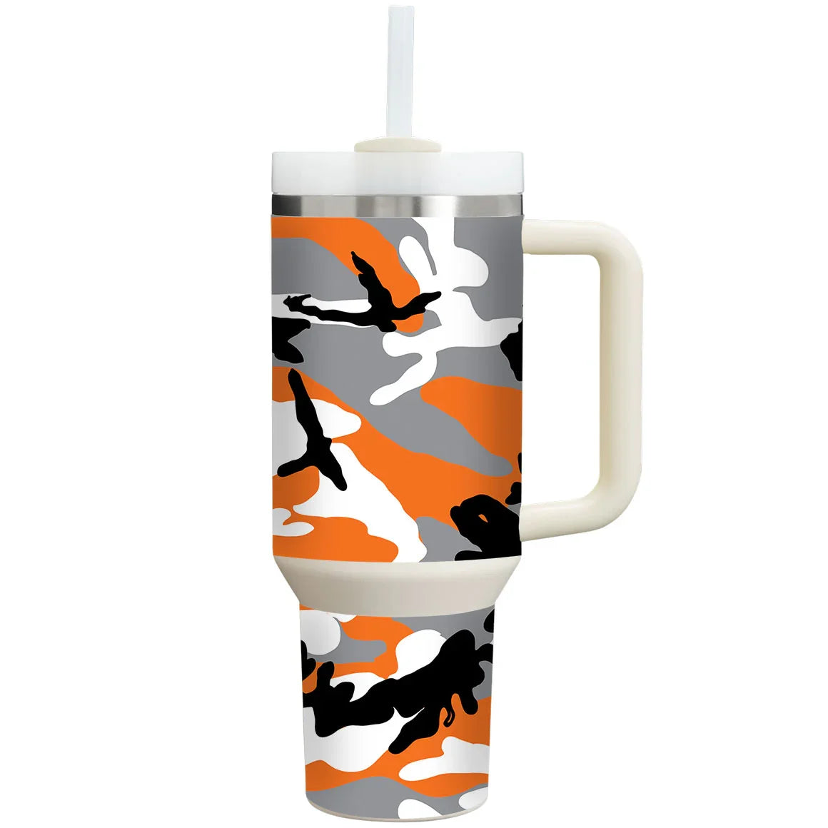 Stanley Personalized Tumbler Camo Series Orange Skin