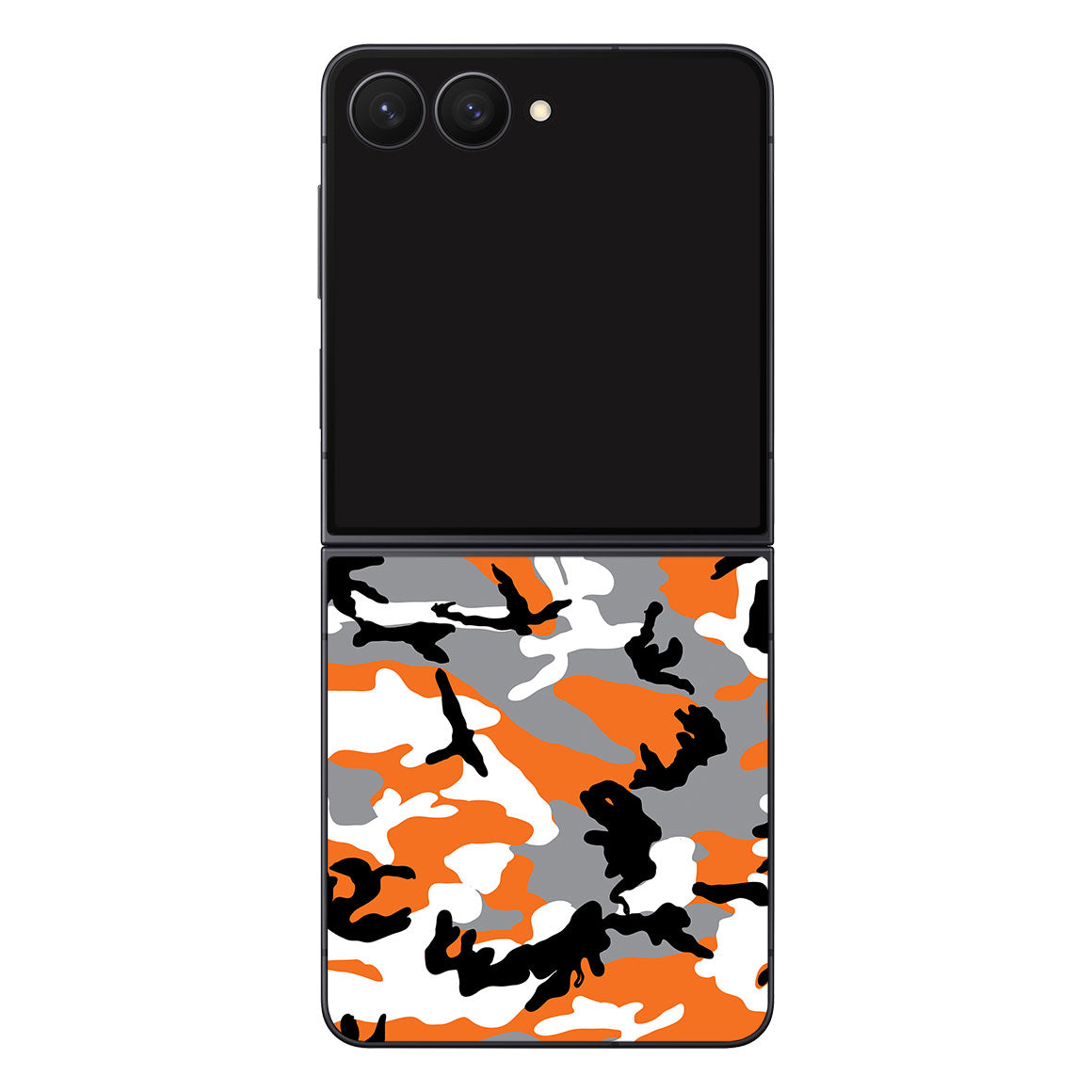 Galaxy Z Flip8 Camo Series Orange Skin