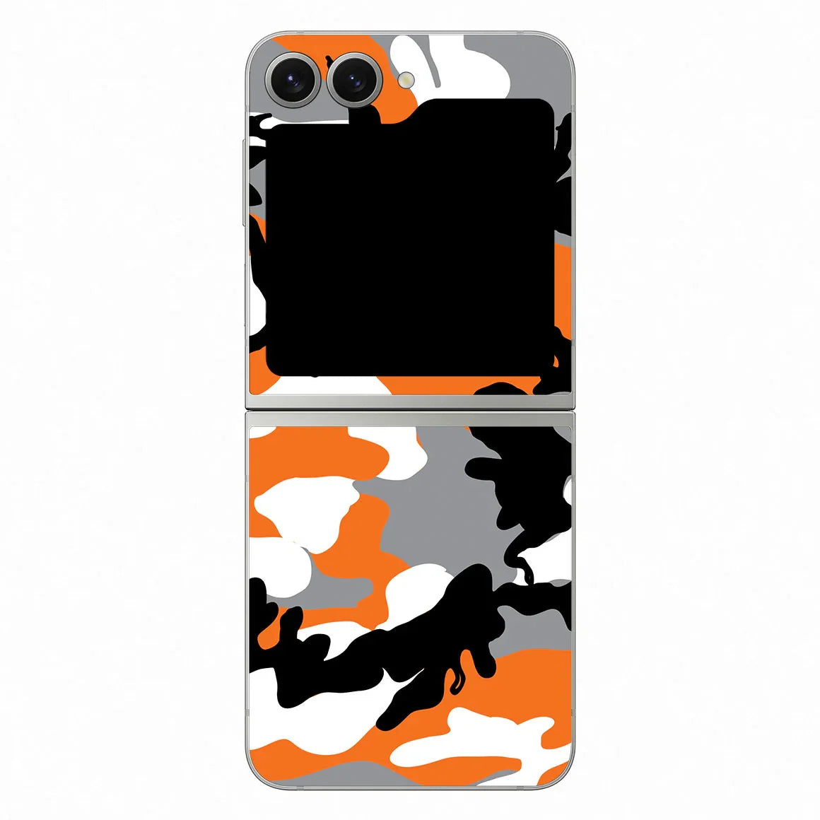 Galaxy Z Flip 6 Camo Series Orange Skin