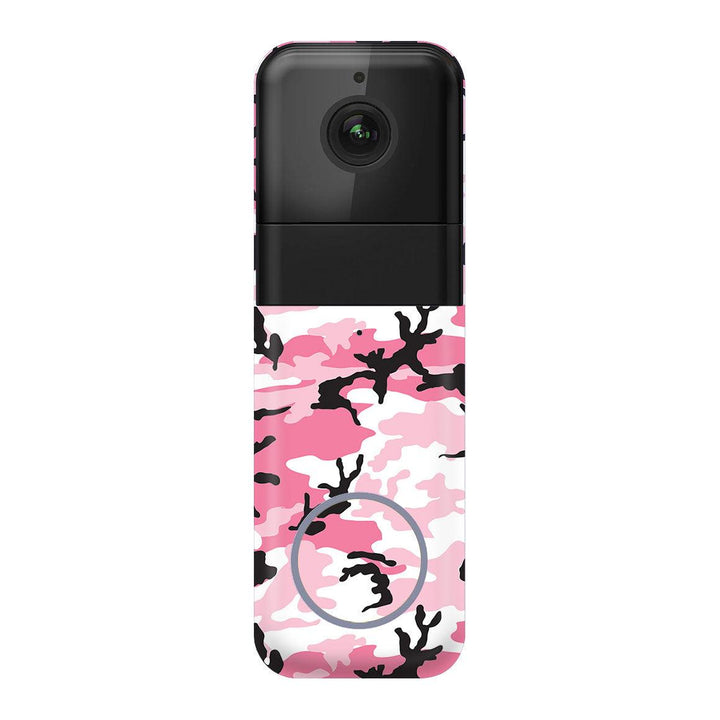 Wyze Video Doorbell Pro Camo Series Pink Skin
