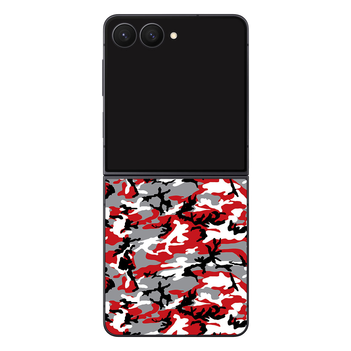 Galaxy Z Flip8 Camo Series Red Skin