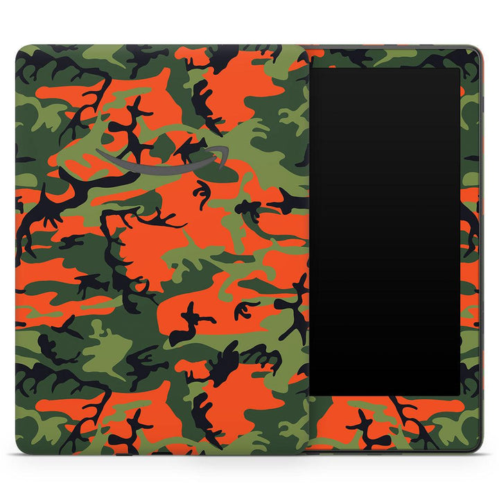 Kindle Paperwhite 6.8" 11th Gen Camo Series Red Green Skin
