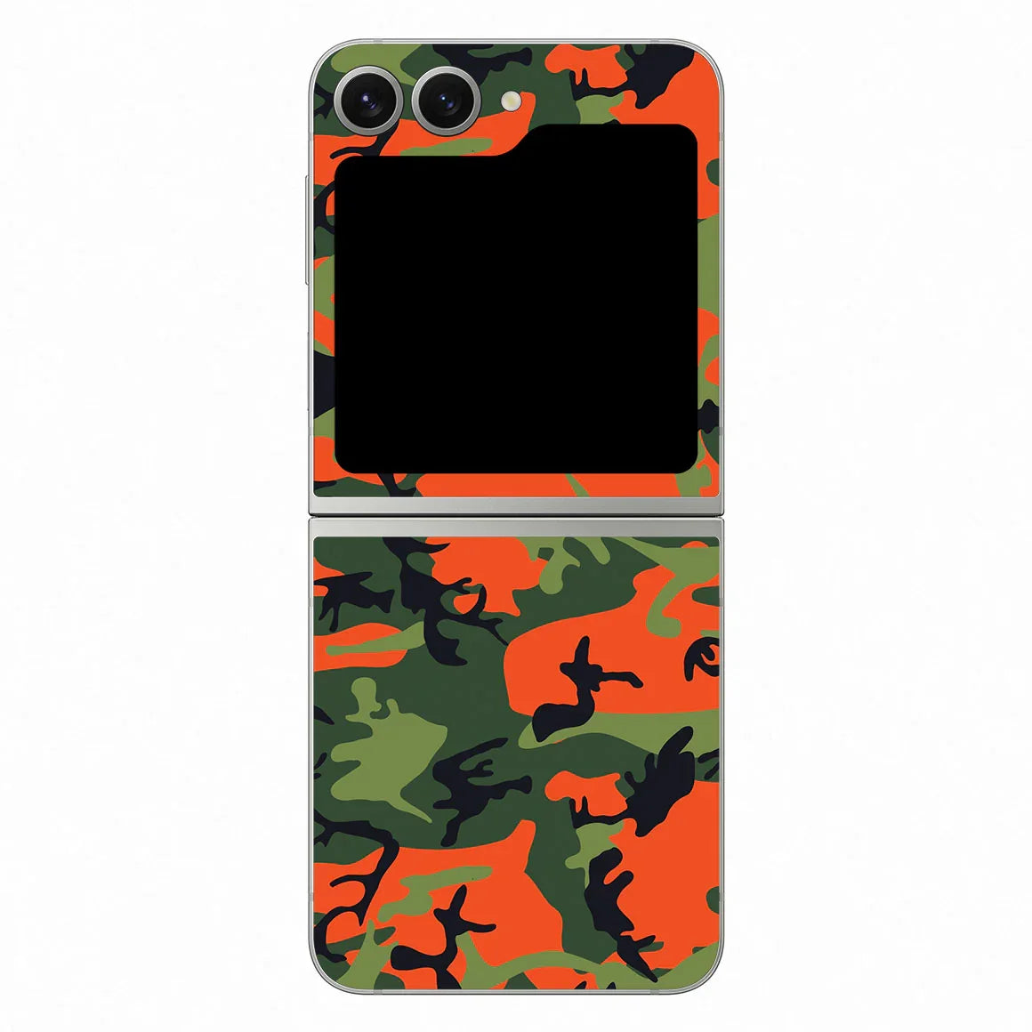 Galaxy Z Flip 6 Camo Series Red Green Skin