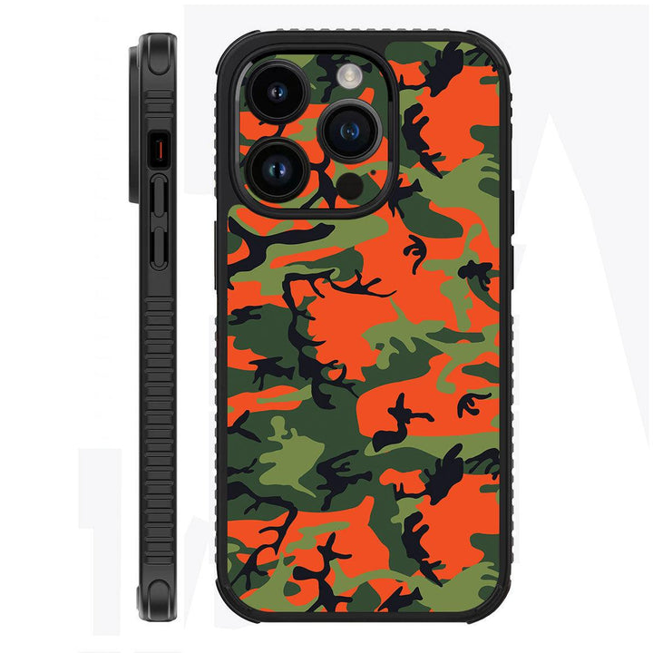 iPhone 14 Pro Case Camo Series Red Green