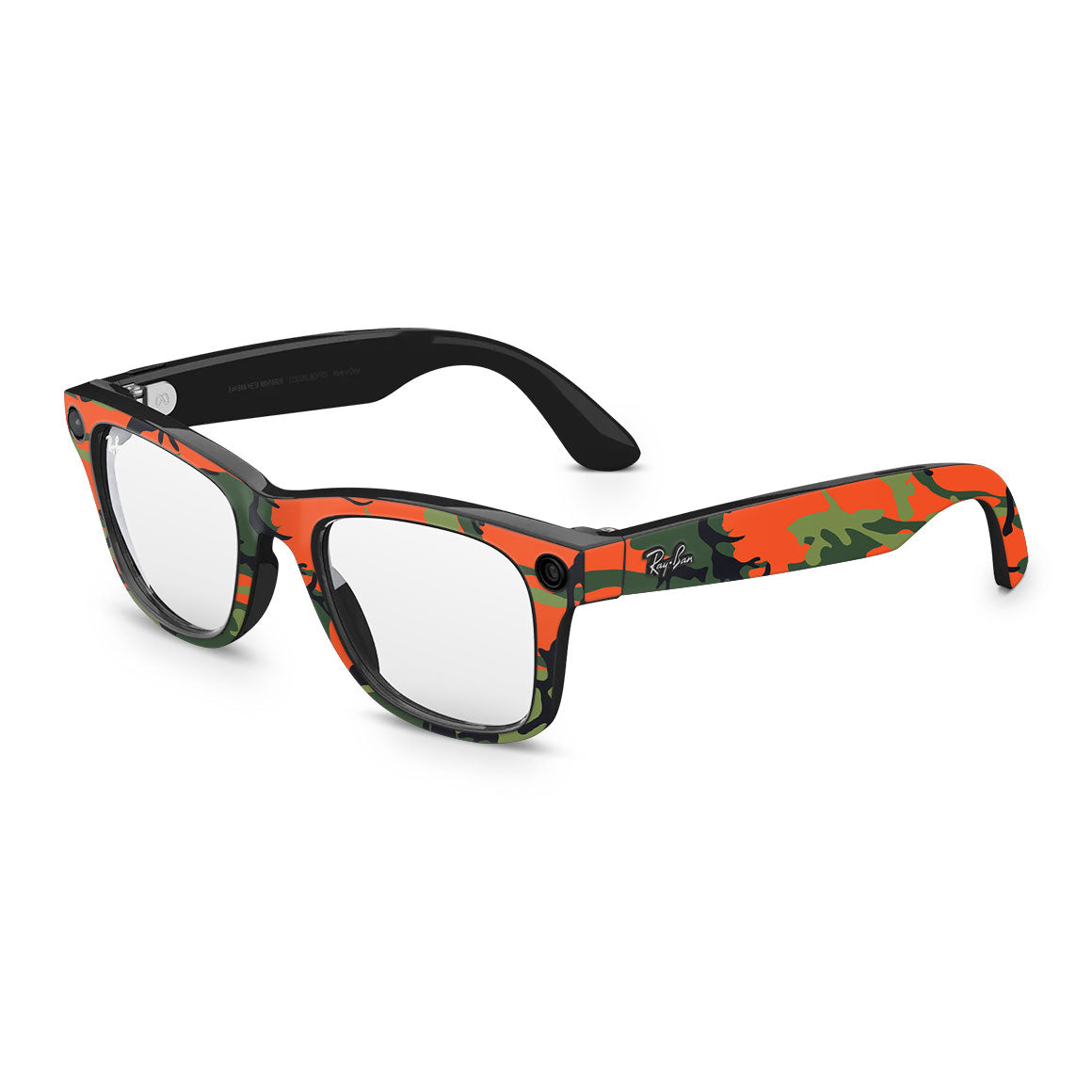 Ray-Ban Meta Wayfarer Camo Series Red Green Skin