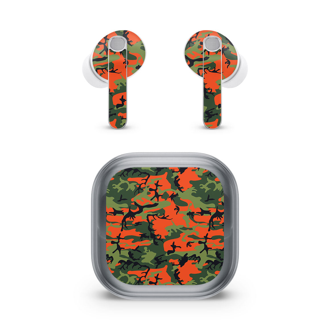 Galaxy Buds4 Pro Camo Series Red Green Skin