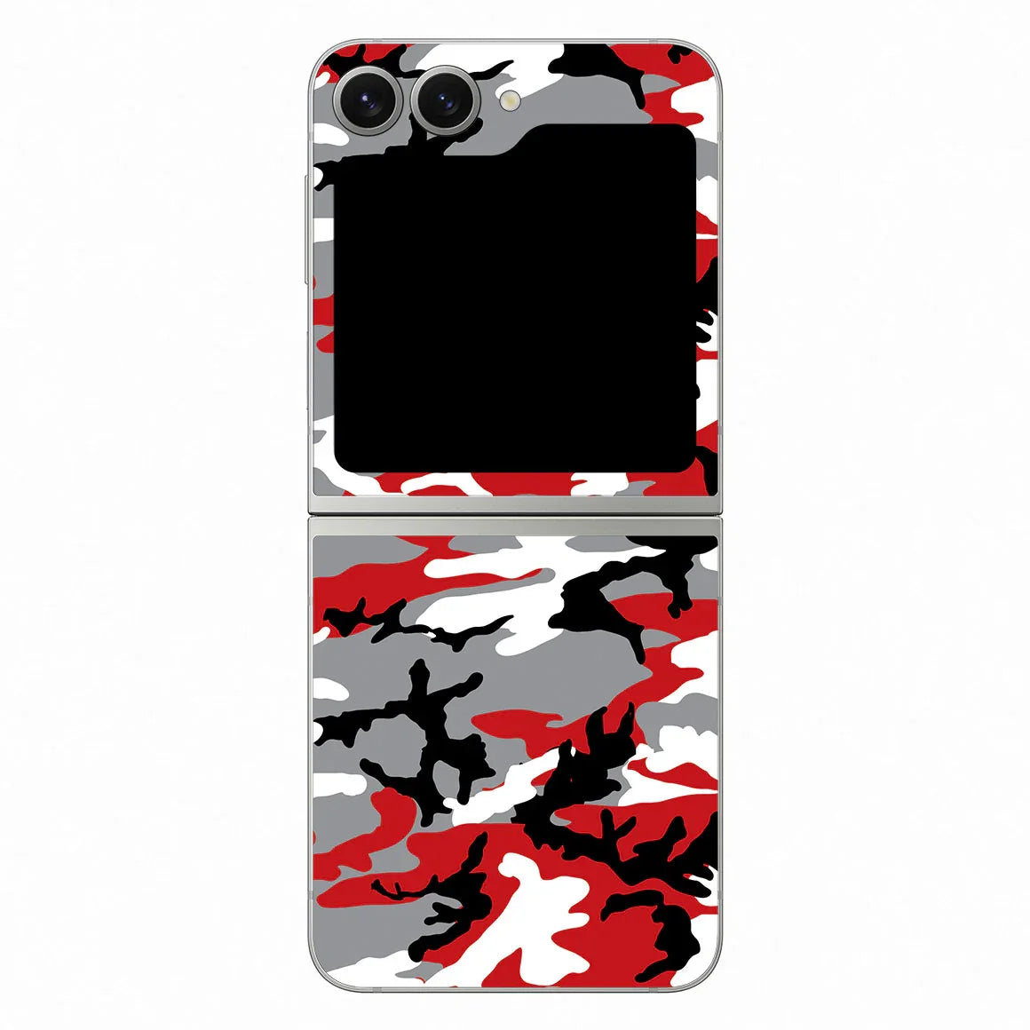 Galaxy Z Flip 6 Camo Series Red Skin