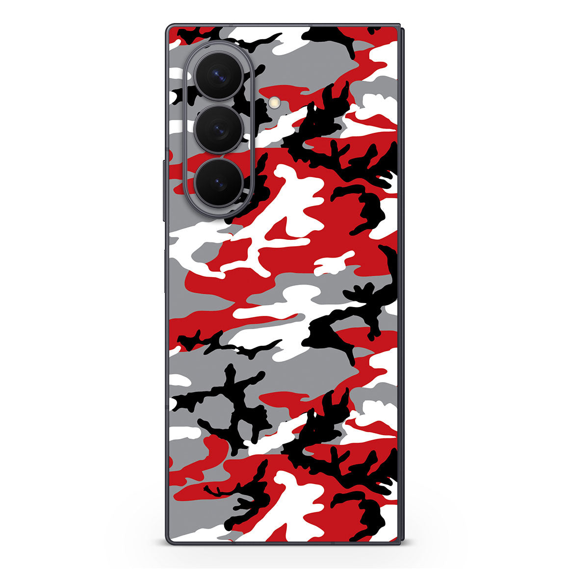 Galaxy Z Fold8 Ultra Camo Series Red Skin