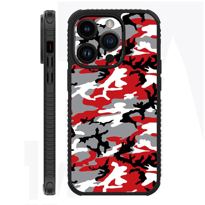 iPhone 14 Pro Max Case Camo Series Red