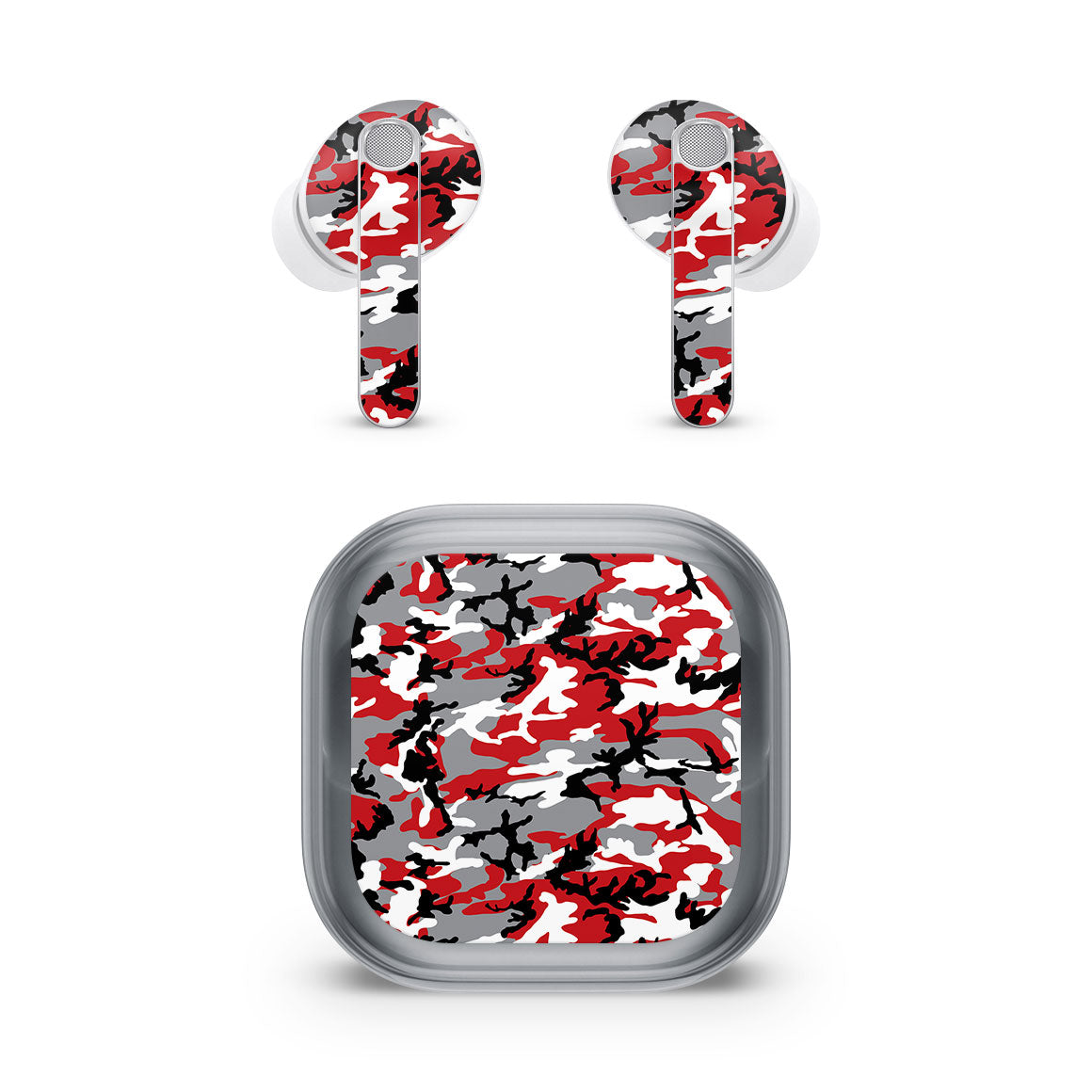 Galaxy Buds4 Pro Camo Series Red Skin