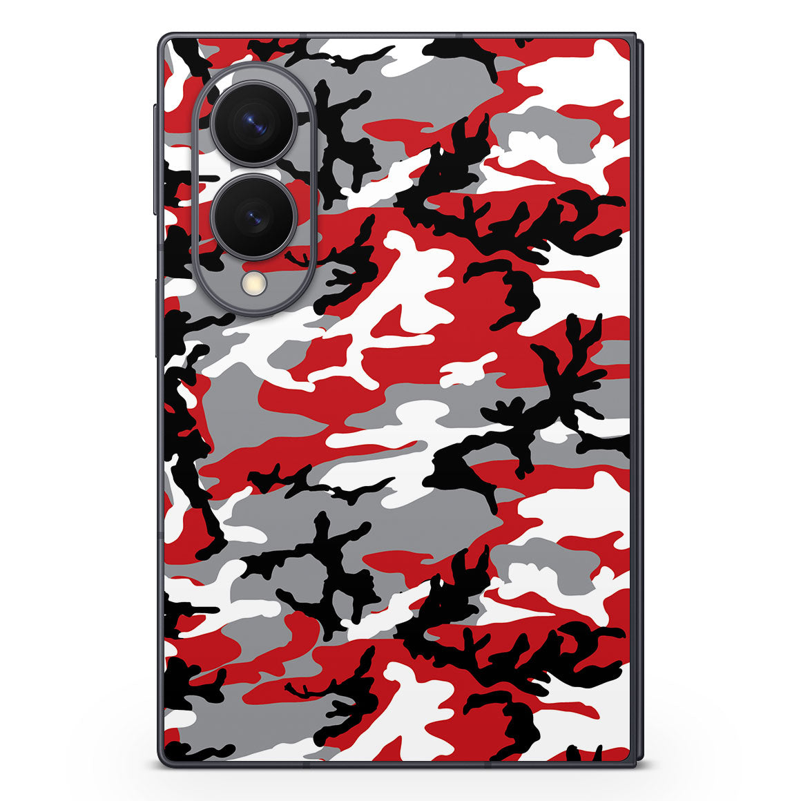 Galaxy Z Fold8 Camo Series Red Skin