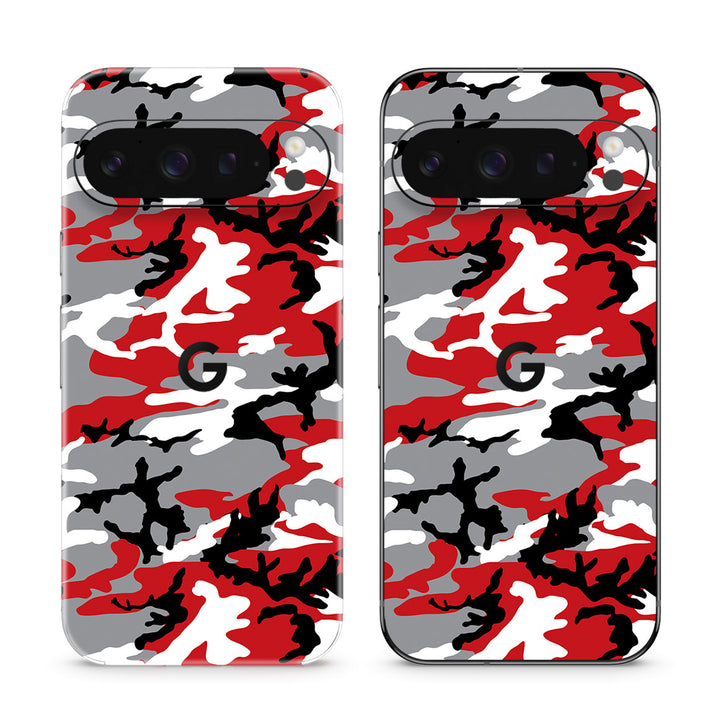 Pixel 10 Pro Camo Series Red Skin