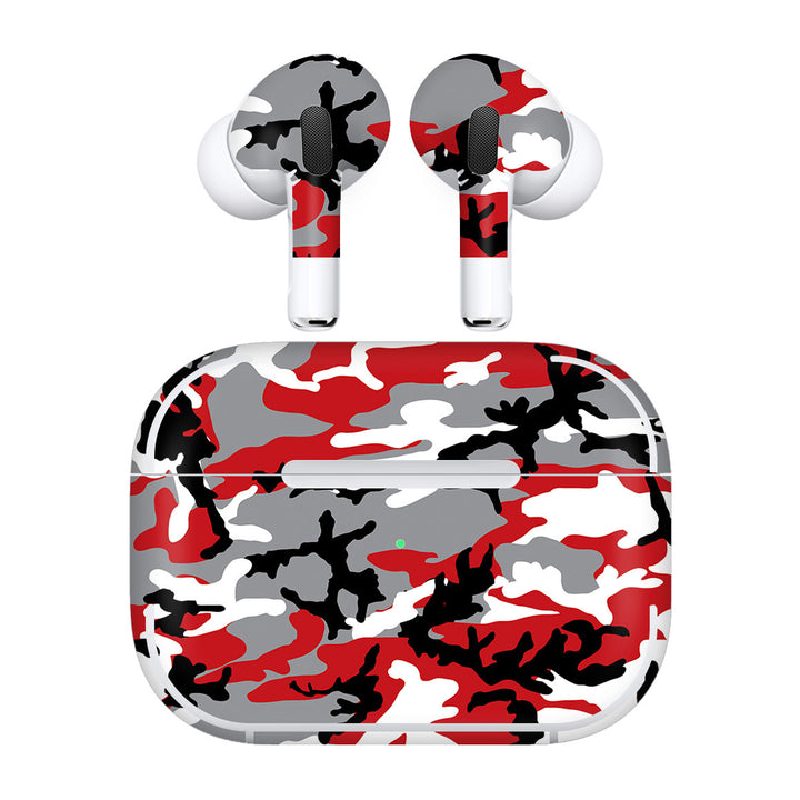 AirPods Pro 3 Camo Series Red Skin
