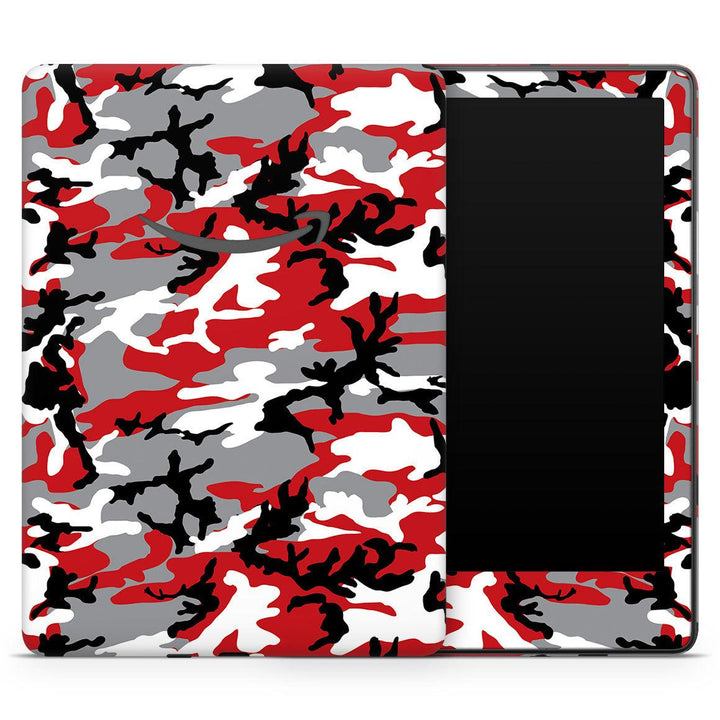 Kindle Paperwhite 6.8" 11th Gen Camo Series Red Skin