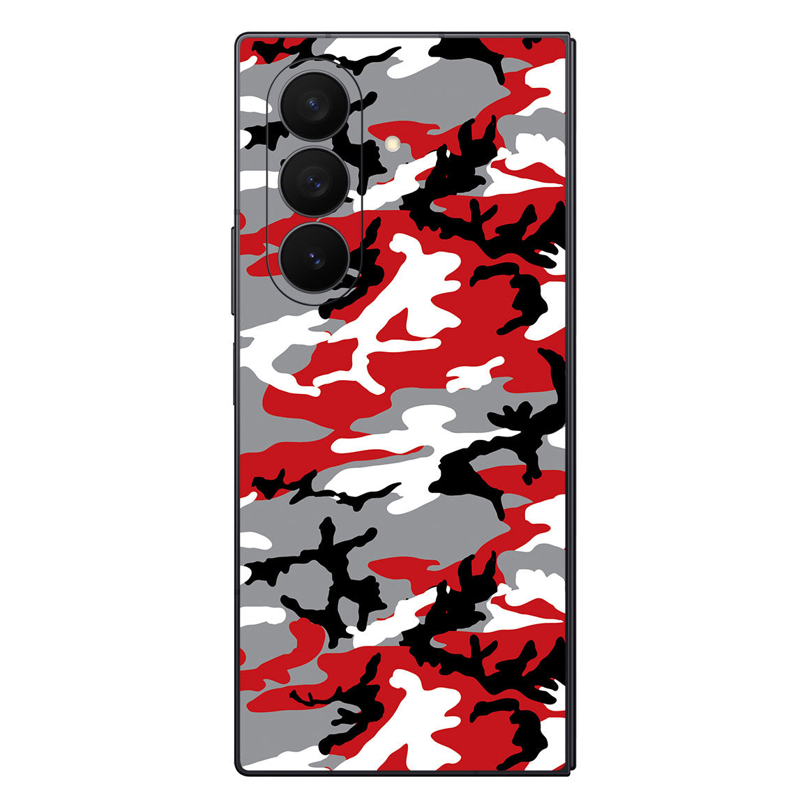 Galaxy Z Fold 7 Camo Series Red Skin
