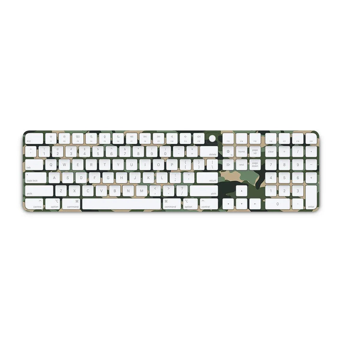Magic Keyboard with Touch ID and Numeric Keypad Camo Series Skins - Slickwraps